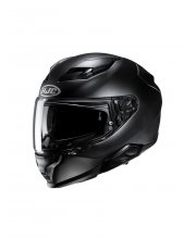 Matt Black HJC F71 Blank Motorcycle Helmet at JTS Biker Clothing